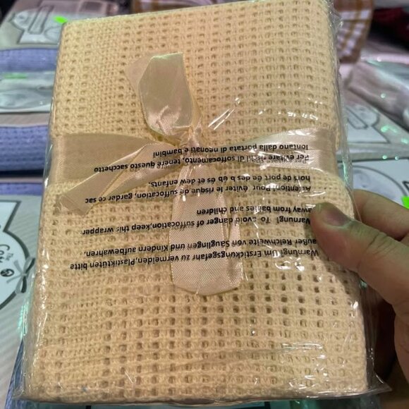 COTTON HILLS – PREMIUM COTTON BLANKET FOR BABYS – ASSORTED 3pcs for 10 - Picture 3 of 7